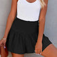 Sophia - Schwarze Plissee-Shorts