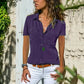 Bordeauxrote Hemdbluse - Fiona