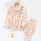 Lenea - doppellagiges pyjama-set aus baumwolle