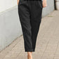 HAILEY - Unifarbene gerade Hose