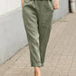 HAILEY - Unifarbene gerade Hose