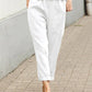 HAILEY - Unifarbene gerade Hose