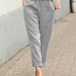 HAILEY - Unifarbene gerade Hose