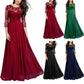 Helena - Rubinrote Eleganz Abendkleid