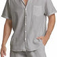 Schwarzes Kurzarm-Hemd und Shorts Set für Herren – Elegant und Vielseitig
