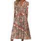 Charlotte - Lila Blumenmuster Kleid