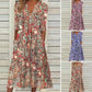 Charlotte - Lila Blumenmuster Kleid