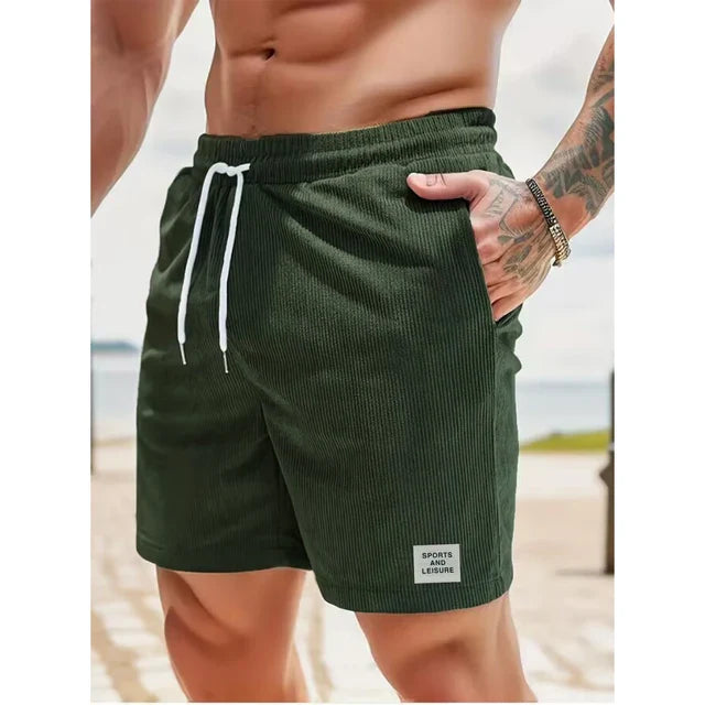 Moderne Herren-Sweatshorts mit Schnürung