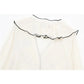 Fabienne - Damen Bluse aus transparenter Chiffon: Gerüschter Crossover-V-Ausschnitt mit langen Ärmeln und leichtem Stoff