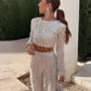 Jasmine - Hose mit Crop Top Set