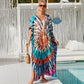 Luisa - Farbenfrohes Sommerkleid im Ombre-Stil