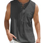 Ärmelloses Tanktop mit Schnürung & Brusttasche