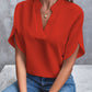 Elegantes V-Ausschnitt-Damen-Top - Hailey