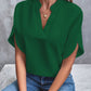 Elegantes V-Ausschnitt-Damen-Top - Hailey
