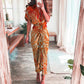 ELLIS - Boho Multicolor Print Kleid