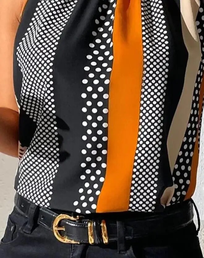 Stylisches Polka dot Top - Marossi