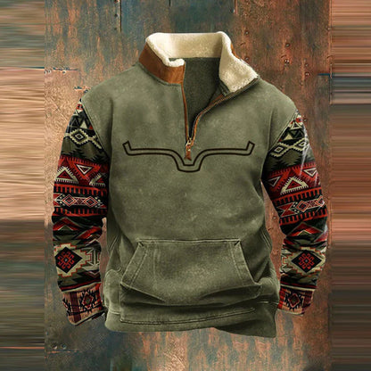 BJORN - Warmer Pullover mit Reißverschluss