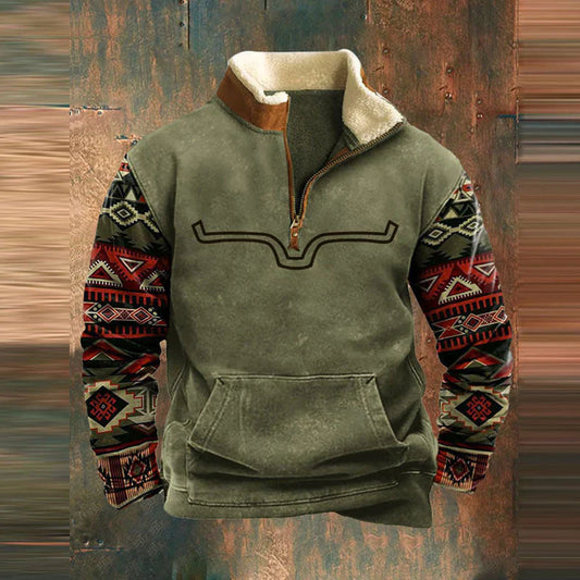 BJORN - Warmer Pullover mit Reißverschluss