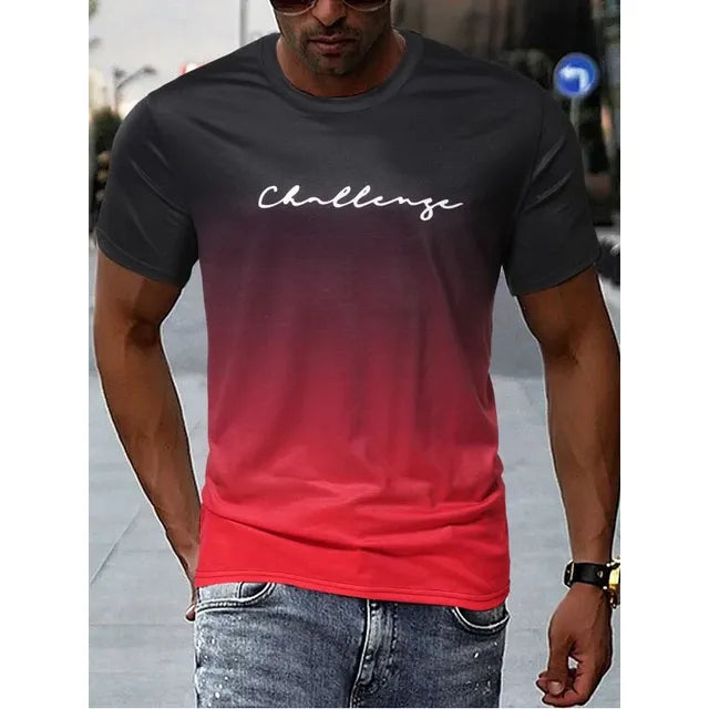 Tate | vintage herren t-shirt mit farbverlauf