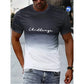 Tate | vintage herren t-shirt mit farbverlauf