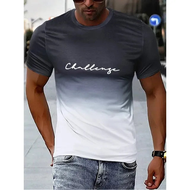 Tate | vintage herren t-shirt mit farbverlauf