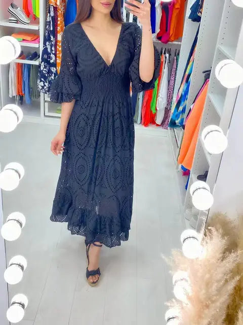 Schönes langes Sommerkleid - Frederique