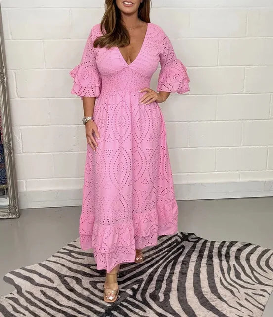 Schönes langes Sommerkleid - Frederique