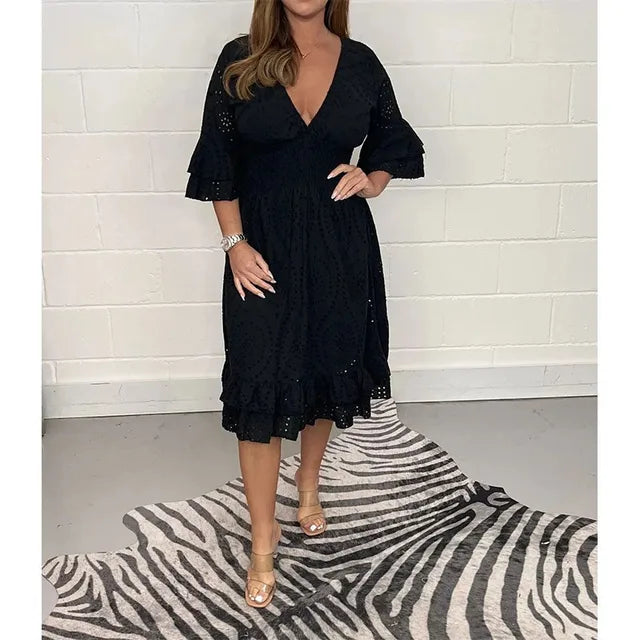 Schönes langes Sommerkleid - Frederique
