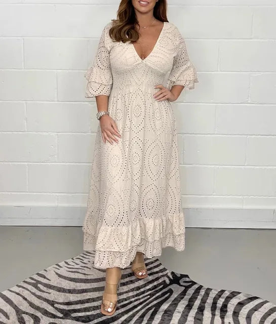 Schönes langes Sommerkleid - Frederique
