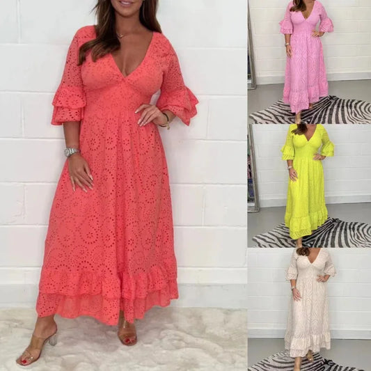 Schönes langes Sommerkleid - Frederique