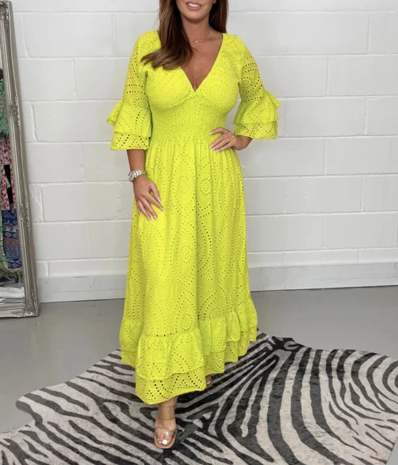 Schönes langes Sommerkleid - Frederique