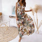 Hannah | Maxikleid mit tiefem V-Ausschnitt