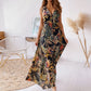 VICTORIA - Tiefes Maxikleid mit V-Ausschnitt