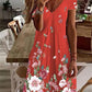 MILIA - V-Ausschnitt-Kleid