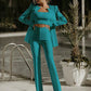 JAMALIA - Stilvolles 3-teiliges Set (Blazer, Oberteil, Hose)