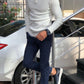 Kai - Slim-Fit Pullover mit Reißverschluss