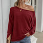 Sophia - Schwarze Button-Detail Bluse