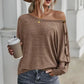 Sophia - Schwarze Button-Detail Bluse