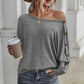 Sophia - Schwarze Button-Detail Bluse