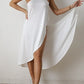 Nina - Korallenroter Strandkleid