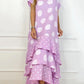 AMELIA - Boho-Kleid mit Punktedruck