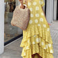 Hannah | Boho-Kleid mit Polka Dot Muster