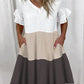 Marie | Gestreiftes Midi-Kleid mit Streifenmuster
