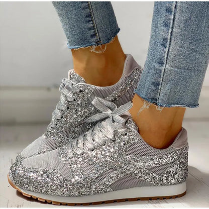 Kiari | paillettenbesetzte sportschuhe für frauen