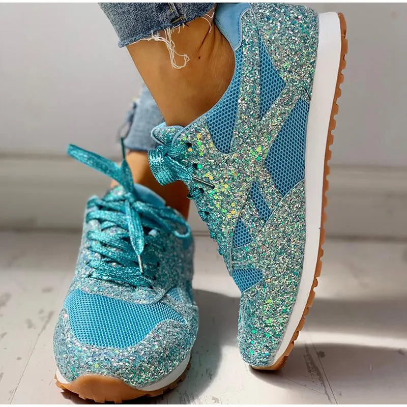 Kiari | paillettenbesetzte sportschuhe für frauen