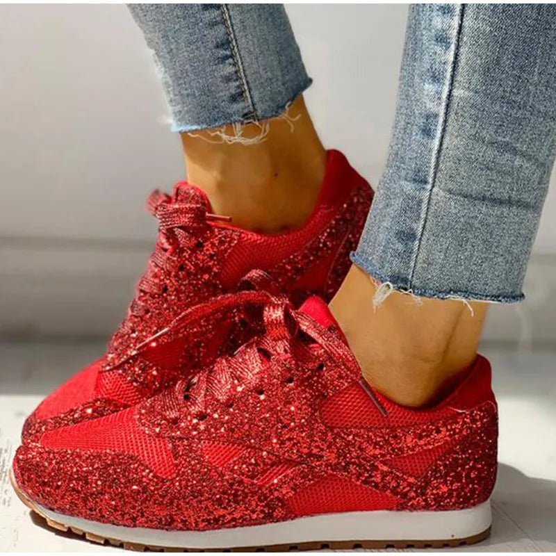 Kiari | paillettenbesetzte sportschuhe für frauen
