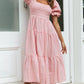 SOPHI - Maxikleid mit quadratischem Ausschnitt