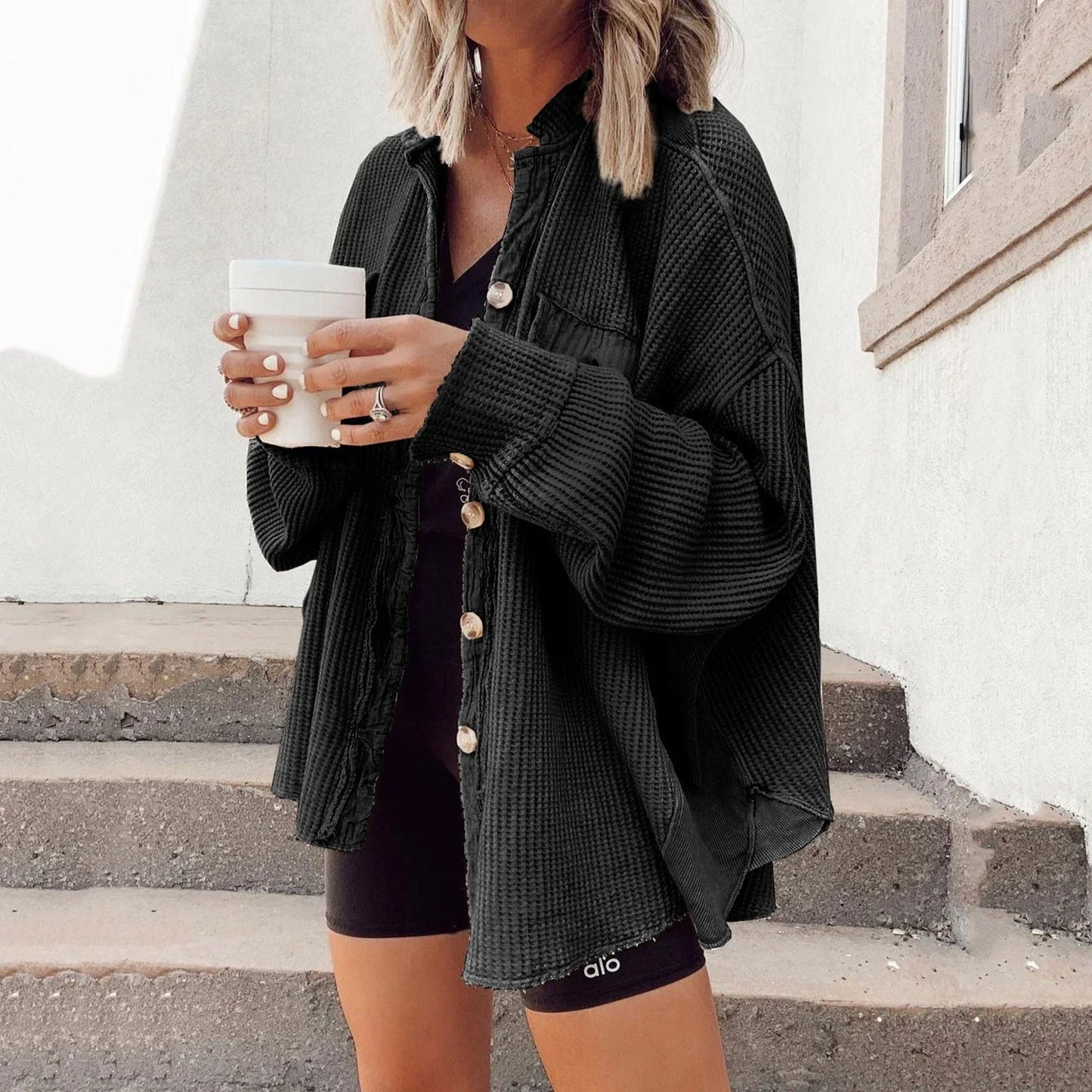 GIULIANA - Stylische Frühlings Strickjacke