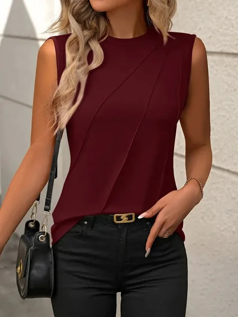 Clara - Elegantes Schwarzes Tanktop