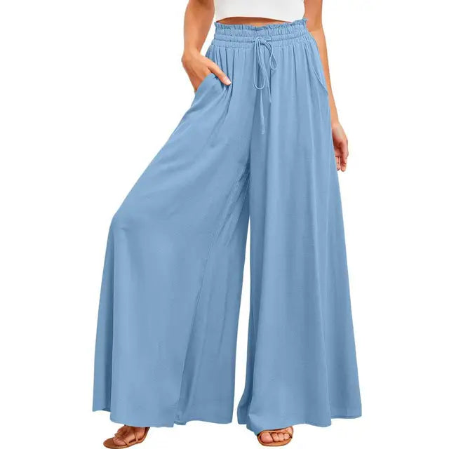 Helena - Cremefarbene Marlene-Hose